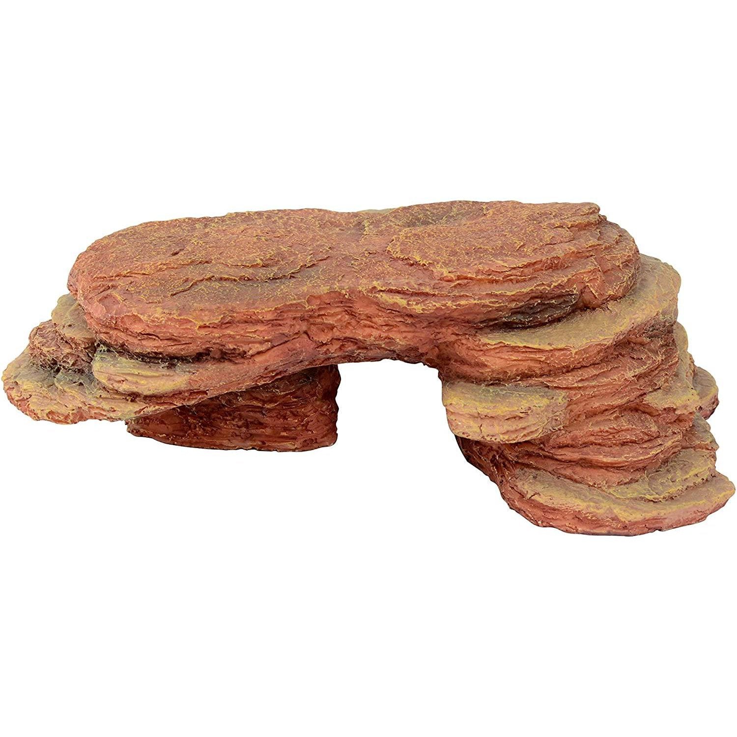 Decorazione Acquario - Ornament Stone Red Plate 22X14X7 Decorazione Acquario - Ornament Stone Red Plate 22X14X7